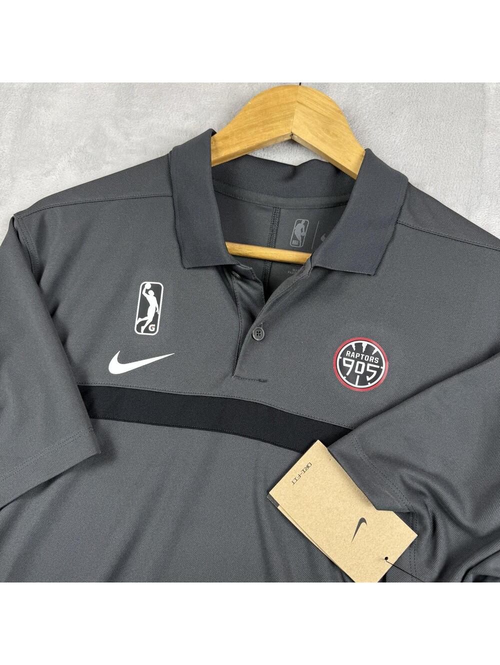 Nike Raptors 905 Polo Shirt Mens Small NWT NBA G League Dri Fit Basketball Fan